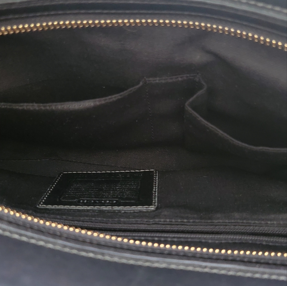 COACH Monogram Canvas Signature Logo Shoulder/ Handbag - Picture 16 of 16